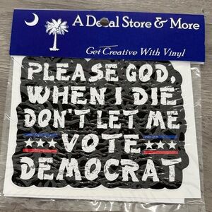 Black and White Vinyl Decal